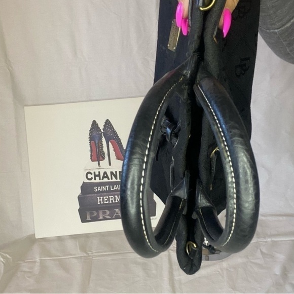 Dooney & Bourke Black Canvas Satchel - Picture 11 of 13